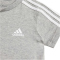 adidas Essentials Sport Baby-Set (T-Shirt + Shorts) 83F7 - mgreyh/white 80