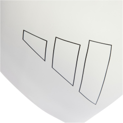 adidas Logo Badekappe 001A - white/black