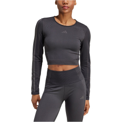 adidas Performance Knit Cropped langarm Trainingsshirt Damen