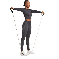 adidas Performance Knit Cropped langarm Trainingsshirt Damen