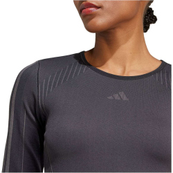 adidas Performance Knit Cropped langarm Trainingsshirt Damen