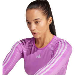 adidas Performance Knit Cropped langarm Trainingsshirt Damen