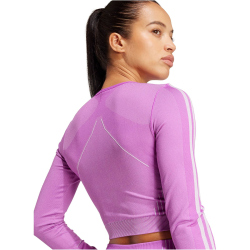 adidas Performance Knit Cropped langarm Trainingsshirt Damen