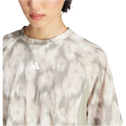 adidas Train Essentials Flower Tie-Dye Trainingsshirt Damen
