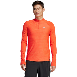 adidas Gym+ 3-Streifen 1/4-Zip langarm Trainingsshirt Herren