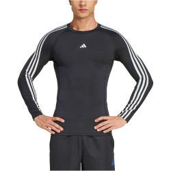 adidas Performance TECHFIT Compression 3-Streifen langarm...