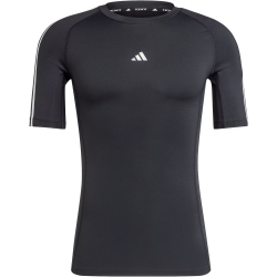 adidas TECHFIT Compression 3-Streifen Trainingsshirt Herren