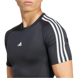 adidas TECHFIT Compression 3-Streifen Trainingsshirt Herren