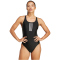 adidas Performance 3-Streifen Rubber Graphic Badeanzug Damen