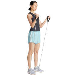 adidas 3-Streifen High-Waist Sweatshorts Damen
