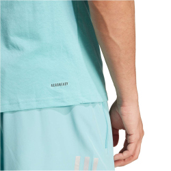 adidas Train Essentials Feelready Logo Training T-Shirt Herren AE69 - minton/black M