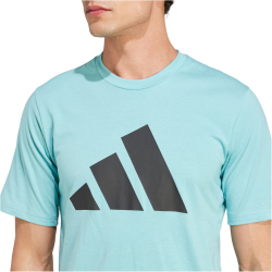 adidas Train Essentials Feelready Logo Training T-Shirt Herren AE69 - minton/black M