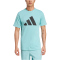 adidas Train Essentials Feelready Logo Training T-Shirt Herren AE69 - minton/black M
