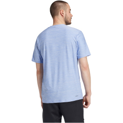 adidas Train Essentials Stretch Trainingshirt Herren AFE6 - blspme/white/black S