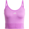 adidas Aeroknit Cropped Trainingsshirt Damen AFAM - purbur/sildaw XS
