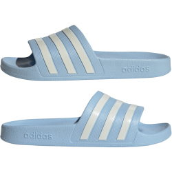 adidas Aqua Adiletten Badelatschen Damen IE8919 - glow blue/zero met./zero met. 38