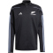 adidas Neuseeland All Blacks AEROREADY Fleece Sweatshirt Herren AFF6 - allblc/bluspa XS