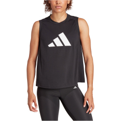 adidas Train Essentials Big Logo Trainings-Tanktop Damen 095A - black/white L