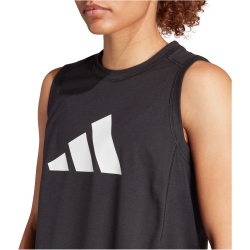 adidas Train Essentials Big Logo Trainings-Tanktop Damen 095A - black/white L