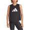 adidas Train Essentials Big Logo Trainings-Tanktop Damen 095A - black/white L