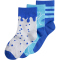 3er Pack adidas Performance Graphic Sportsocken Kinder ADWA - halblu/blubrs/lucblu 31-33