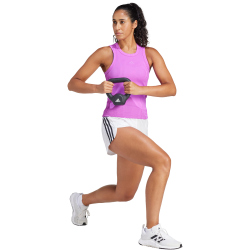 adidas Performance All Gym Seasonal Rib Tight Fit Tonal 3-Streifen Tanktop Damen AFAM - purbur S