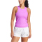 adidas Performance All Gym Seasonal Rib Tight Fit Tonal 3-Streifen Tanktop Damen AFAM - purbur S