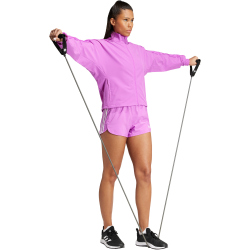 adidas Performance Pacer All Gym Tonal 3-Streifen Trainingsjacke Damen AFAM - purbur XS