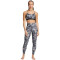 adidas Performance Optime Essentials Flower Tie-Dye Leggings Damen 095A - black/grefiv S