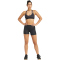 adidas Performance Optime 4" Raw-Cut-Hem Leggings Damen 095A - black XS