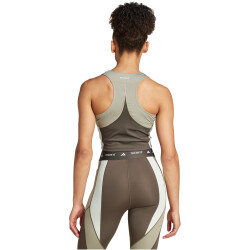 adidas Performance TECHFIT Colorblock Cropped Trainings-Tanktop Damen AEDR - shaoli L