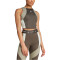 adidas Performance TECHFIT Colorblock Cropped Trainings-Tanktop Damen AEDR - shaoli L