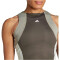 adidas Performance TECHFIT Colorblock Cropped Trainings-Tanktop Damen AEDR - shaoli L