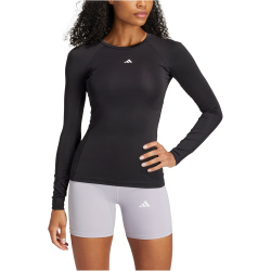 adidas TECHFIT langarm Trainingsshirt Damen 095A - black M