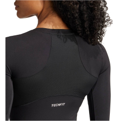 adidas TECHFIT langarm Trainingsshirt Damen 095A - black M