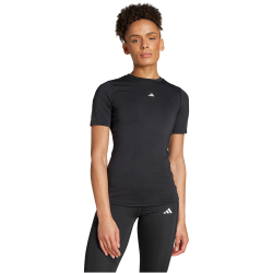 adidas TECHFIT Trainingsshirt Damen 095A - black XS