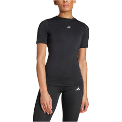 adidas TECHFIT Trainingsshirt Damen 095A - black XS