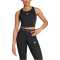 adidas TECHFIT Cropped Trainings-Tanktop Damen 095A - black XXS