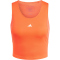adidas Performance TECHFIT Cropped Trainings-Tanktop Damen A0TB - brired XS