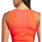 adidas Performance TECHFIT Cropped Trainings-Tanktop Damen A0TB - brired XS