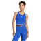adidas Performance TECHFIT Cropped Trainings-Tanktop Damen AETC - selubl L