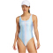 adidas Sportswear Tiro U-Back Badeanzug Damen ACDZ - globlu/white 42