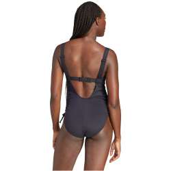 adidas Sportswear Iconisea U-Back Umstands-Badeanzug Damen 095A - black/white XS