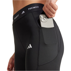 adidas Performance TECHFIT Stash Pocket Leggings Damen 095A - black XXS