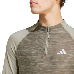 adidas Gym+ 3-Streifen 1/4-Zip langarm Trainingsshirt...