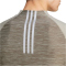 adidas Gym+ 3-Streifen 1/4-Zip langarm Trainingsshirt Herren AEYE - slpeme XXL
