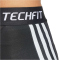 adidas Performance TECHFIT Compression 3-Streifen kurze Fitnesstights Herren 095A - black S