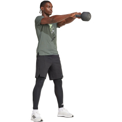 adidas Performance TECHFIT Compression lange Fitnesstights Herren 095A - black S