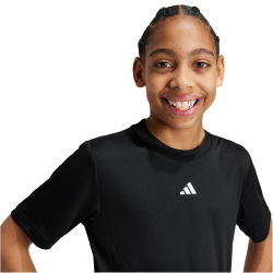 adidas Sportswear Train Essentials Logo Regular Fit Trainingsshirt Kinder 095A - black/white 128