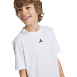 adidas Train Essentials Logo Regular Fit Trainingsshirt Kinder 001A - white/black 164
